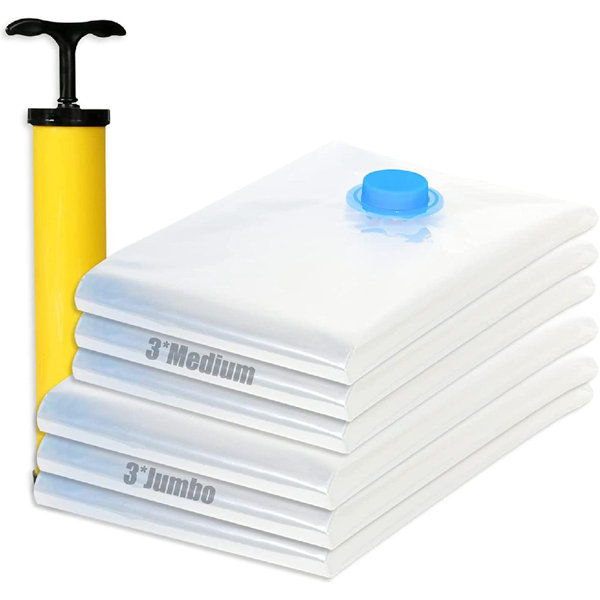 Rebrilliant Vacuum Storage Bags With HandPump, Space Saver Bags Double